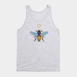 honey bee and honeycomb Tank Top